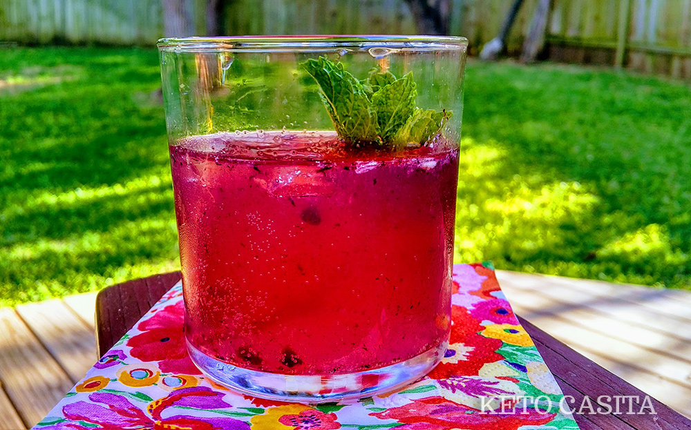 keto asterberry tequila cocktail